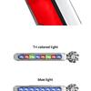 2 pezzi Auto ad Energia Eolica Luce Diurna a LED Illuminazione Ausiliaria Lampada a Ventola Rotante Fari Diurni per Automobili Decorativi