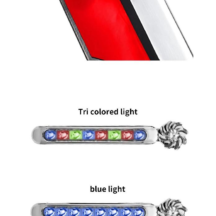2 pezzi Auto ad Energia Eolica Luce Diurna a LED Illuminazione Ausiliaria Lampada a Ventola Rotante Fari Diurni per Automobili Decorativi
