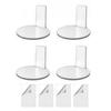 Adjustable Stand for Small Statues Doll Floating Display Stand, Clear Acrylic Action Figures Wall Shelf Anime Shelf, Sturdy Desktop