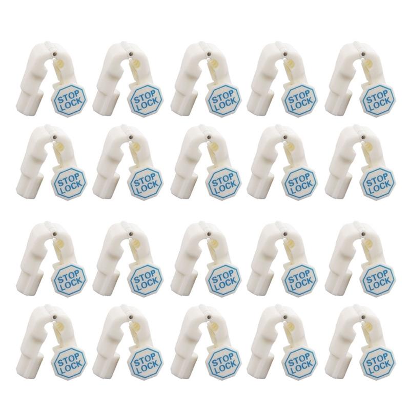 Universals 6mm Hole Anti Theft Hook Fasteners for Shelving Durability ABS Construction Easy Installation