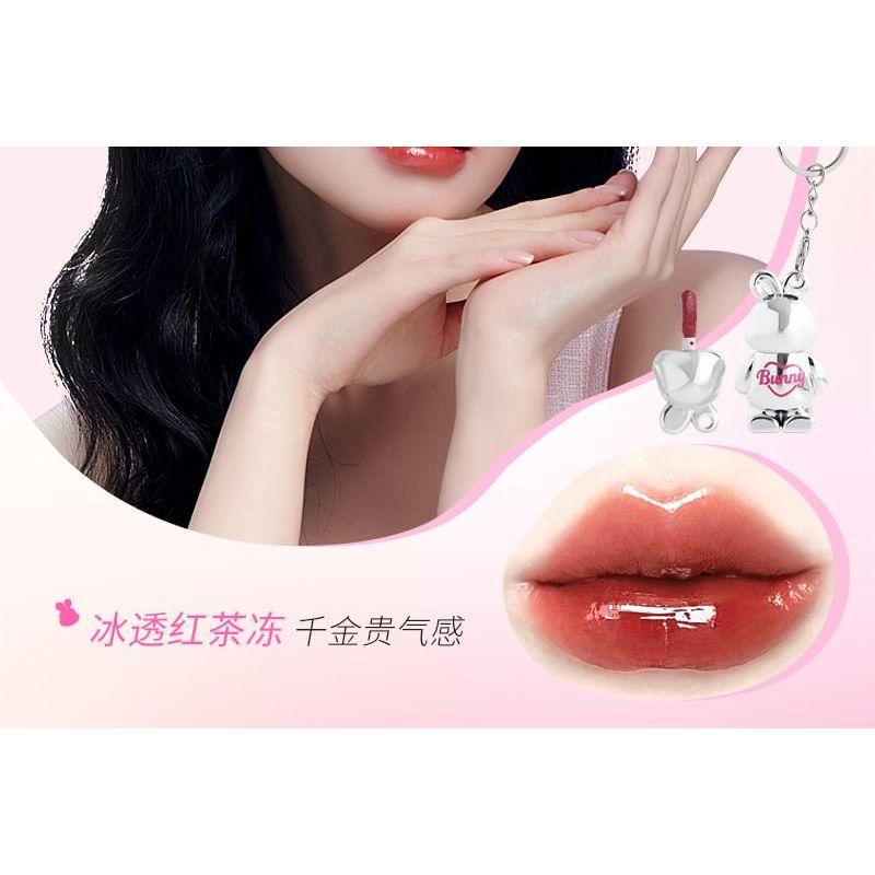 MANSLY - Bunny Keychain Lip Gloss - 4 Colors