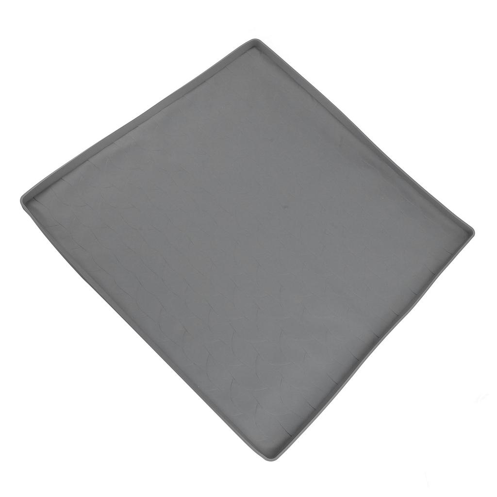 Washer and Dryer Top Mat 23.6 X 23.6in Silicone Top Cover Pad for Laudry Machine Dryer Gray
