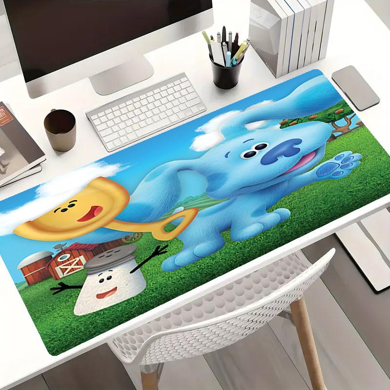 Blue's Clues Theme Mouse Pad, Non Slip Rubber Base, Multifunctional Office & Home Decor, Perfect for Workspace Personalization.