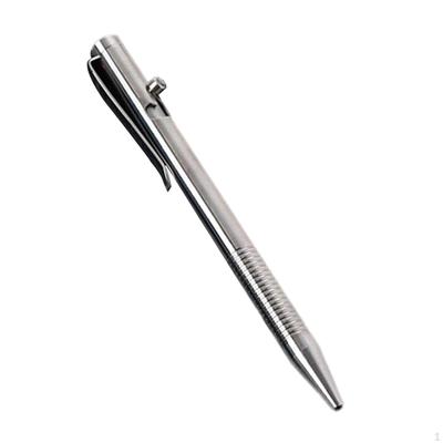 Action Pen Titanium Alloy Writing 0.5mm Rollerball Retractable Ballpoint for Women Men