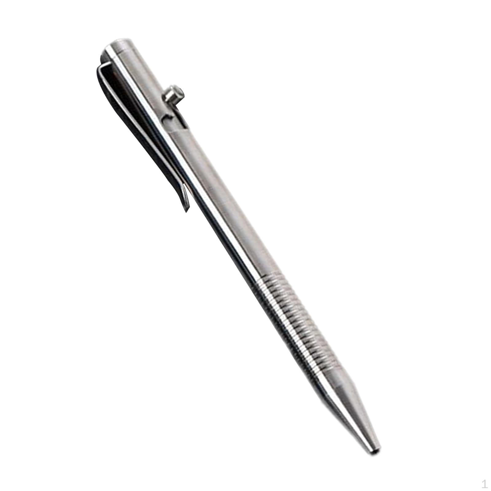 Action Pen Titanium Alloy Writing 0.5mm Rollerball Retractable Ballpoint for Women Men