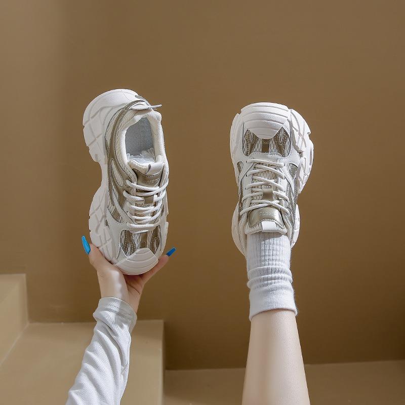 New Dad Shoes Women's Autumn Student Sports Running Casual Platform Heightening Shoes