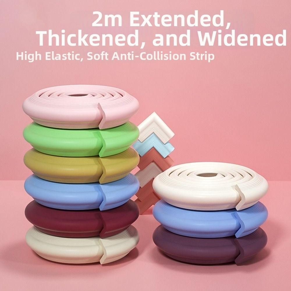 L Shaped Self Adhesive Child Bumper Strips NBR Corner Protector Strip Table Edge Protector