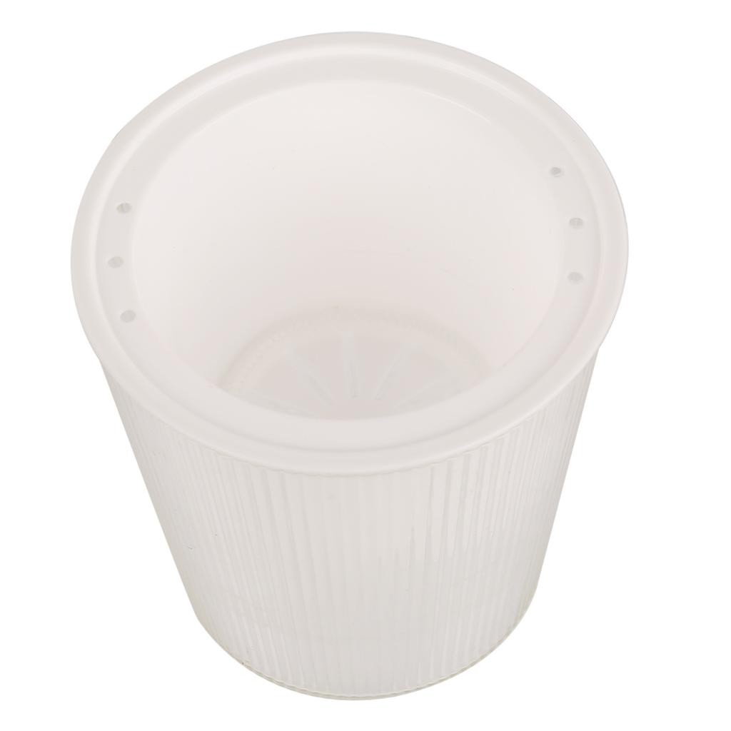 Self Absorbent Resin Flowerpot Imitation Glass Texture Transparent Flowerpot For Plants Spring Water Absorbing Seedling Pot