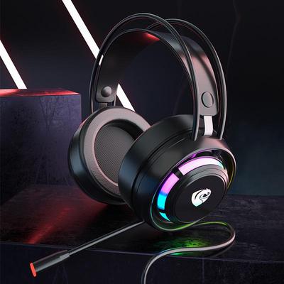 Casque de jeu filaire 7.1 PSH-300 avec micro et basses puissantes, pour l'e-sport