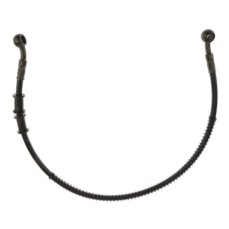 Motorcycle Brake Hose Hydraulic Oil Line Braided Tube for Motorbike ATV Universal 60cm Black