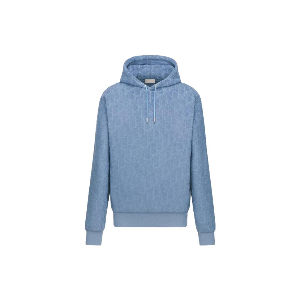 DIOR Relaxed-Fit Drawstring Hoodie 113J631A0684-C520