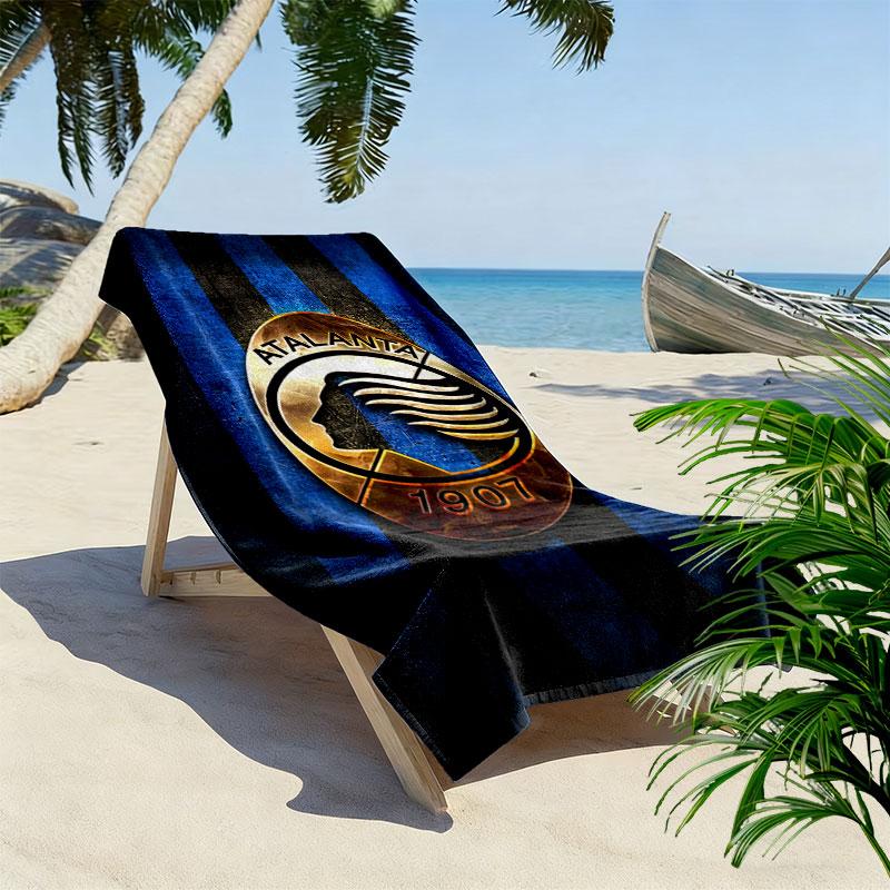 Atalanta Fan Culture Print Beach Towel, Large Soft Quick Dry Towel for Beach Camping Swimming