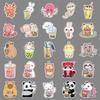 Cute Cartoon Pet Stickers - 50 Waterproof Sheets for Laptop & Notebook Decoration