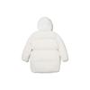 Levis Fw22 Piumino da Donna Monocolore con Cappuccio e Coulisse Giacca Bianco A3257-0001
