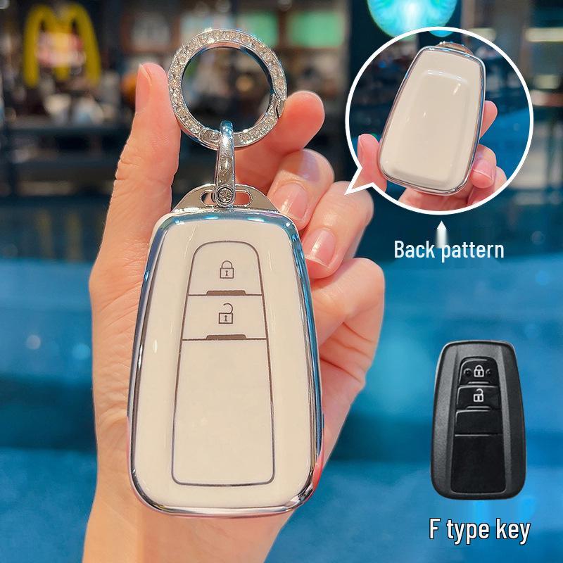 Toyota Key Cover for Camry, Corolla, RAV4, Land Cruiser, Avalon, and Viloran (Women's Edition).