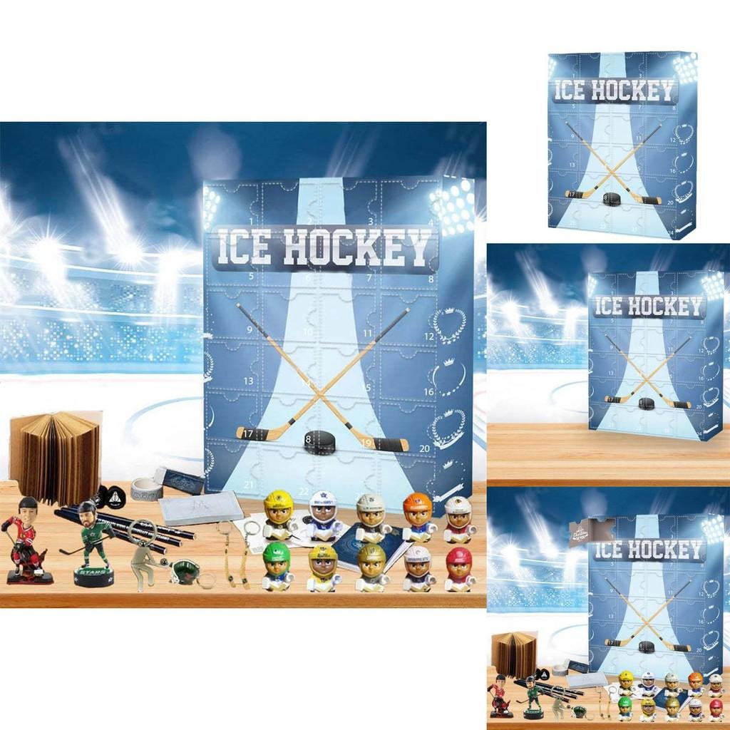 Hockey Advent Calendar With Gift Box For Christmas Party And Holiday Celebration