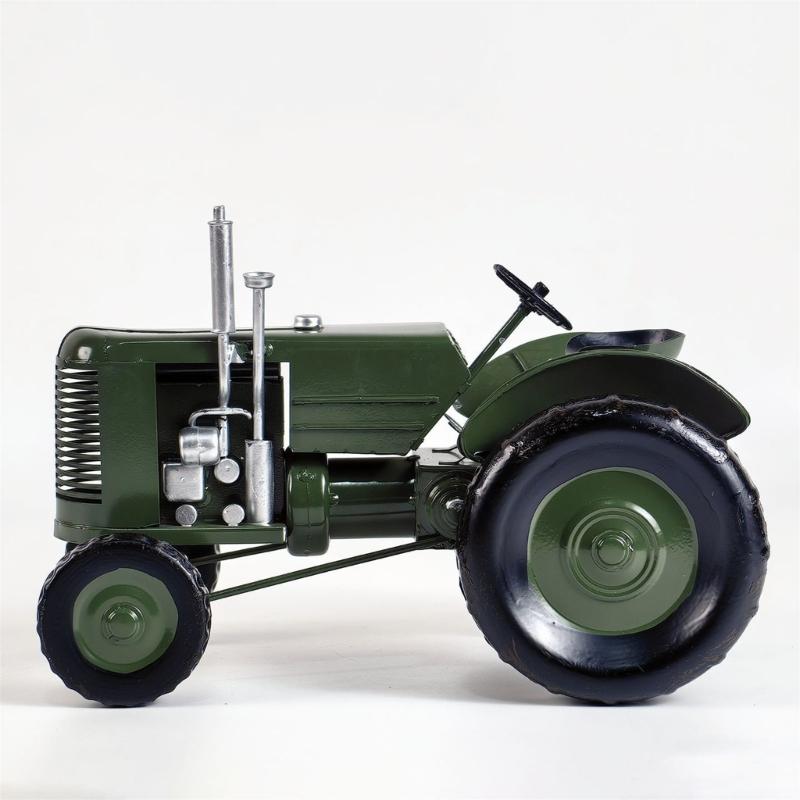 Metal Antique Vintages Car Model Handcrafted Collections Collectible Vehicle for Bar Home Decors Farm Tractor Models