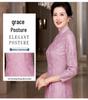 Elegant Pink Plus Size Chinese Style Short Sleeve Wedding Dress for Mothers & Mothers-in-Law - Autumn 2025 Collection