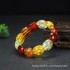Handmade Colorful Ethnic Style Retro Natural Amber Beaded Bracelet
