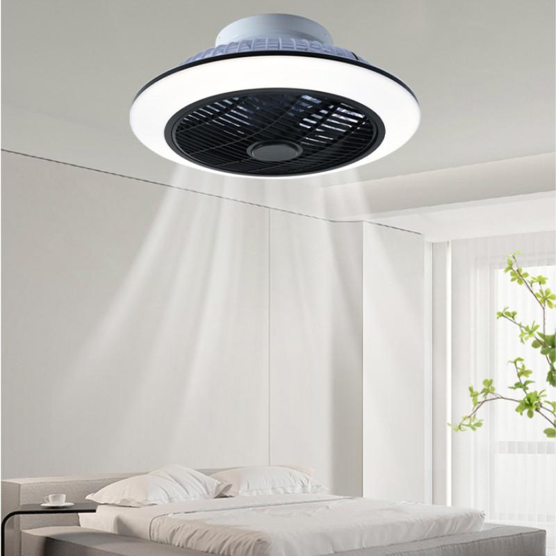 Six Speed Adjustable Intelligent Droplight Fan 47*19cm Bedroom Integrated Fan Light Silent Ceiling Mounted Electric Fan Lamp