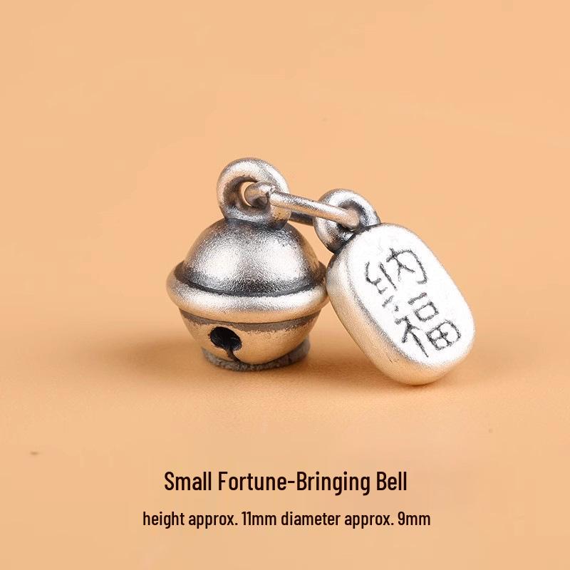

Na Fu Little Bell Pendant: 999 Sterling Silver Red Rope Bracelet & Necklace for Babies