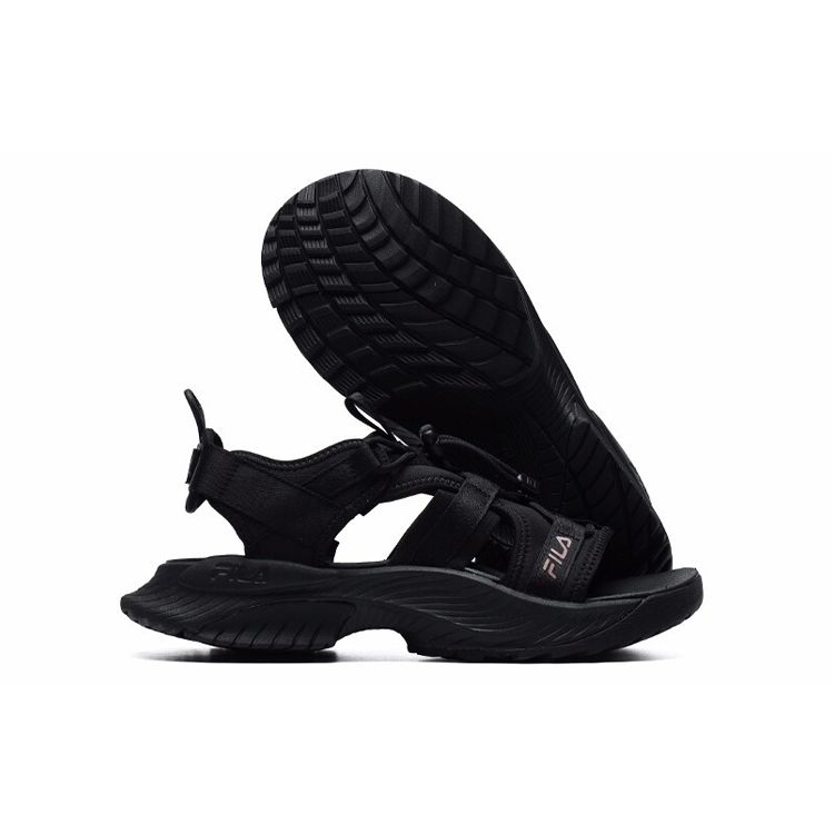 Fila Athletics Velcro Open-Toe Sports Sandals Women Sandals Black A12W122607FBK