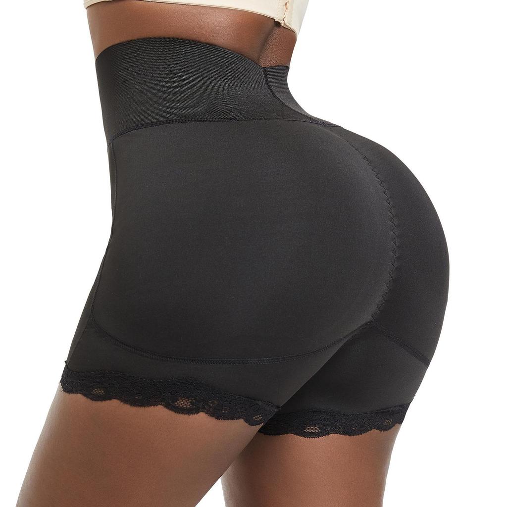 Zvednutí zadku Shapewear Spodní prádlo Falešný zadek Polstrovaný Booty Lifter Šortky Vysoký pas Trenažér Body Shaper Hip Enhancer Kalhotky na kontrolu bříška