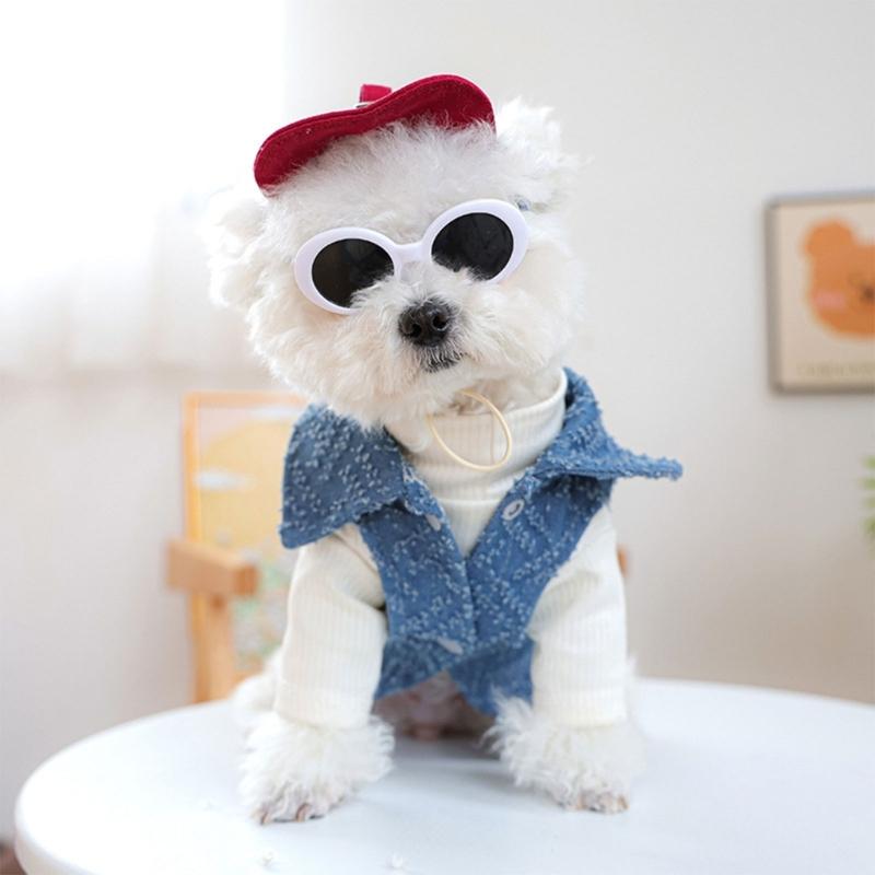 Comfortable Wide Brimmed Sun Hat For Pet Headgear Outdoor Summer Headgear Breathable Hat
