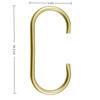 5pcs Aluminium Alloy Clasp Holder Hooks Multifunction Clothes Bag Hanger  Closet Organizer