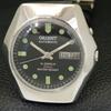 VINTAGE ORIENT AUTOMATIC 46941 JAPAN MENS BLACK COLOR DIAL WATCH a700625-5 R204-a700625
