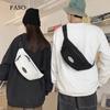 Unisex brystveske Enkel oppbevaringsveske Lett reiseveske Liten ryggsekk Crossbody-veske Mote Uformelt Single Should-vesker