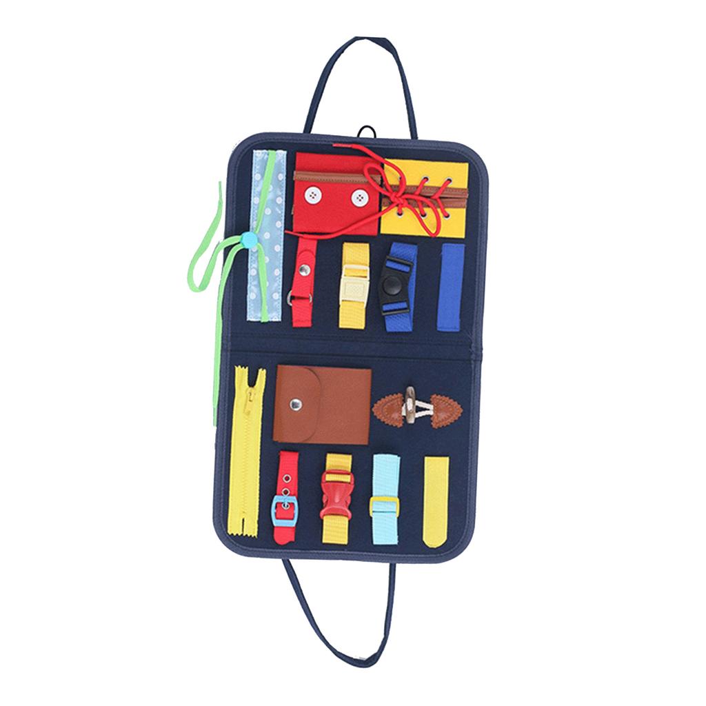Felt Busy Board Toddlers Sensory Board Educational Activities for Learning Fine Motor Skills