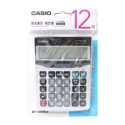 Casio Calculator 12-digit Desk-sized DF-120VB-N