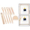 Weaving Shuttle Big Eye Needles for Rug Making Hats Scarves Tapestry