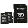 Carte Mémoire Micro SD Avec Adaptateur INTENSO 32 GB X 2