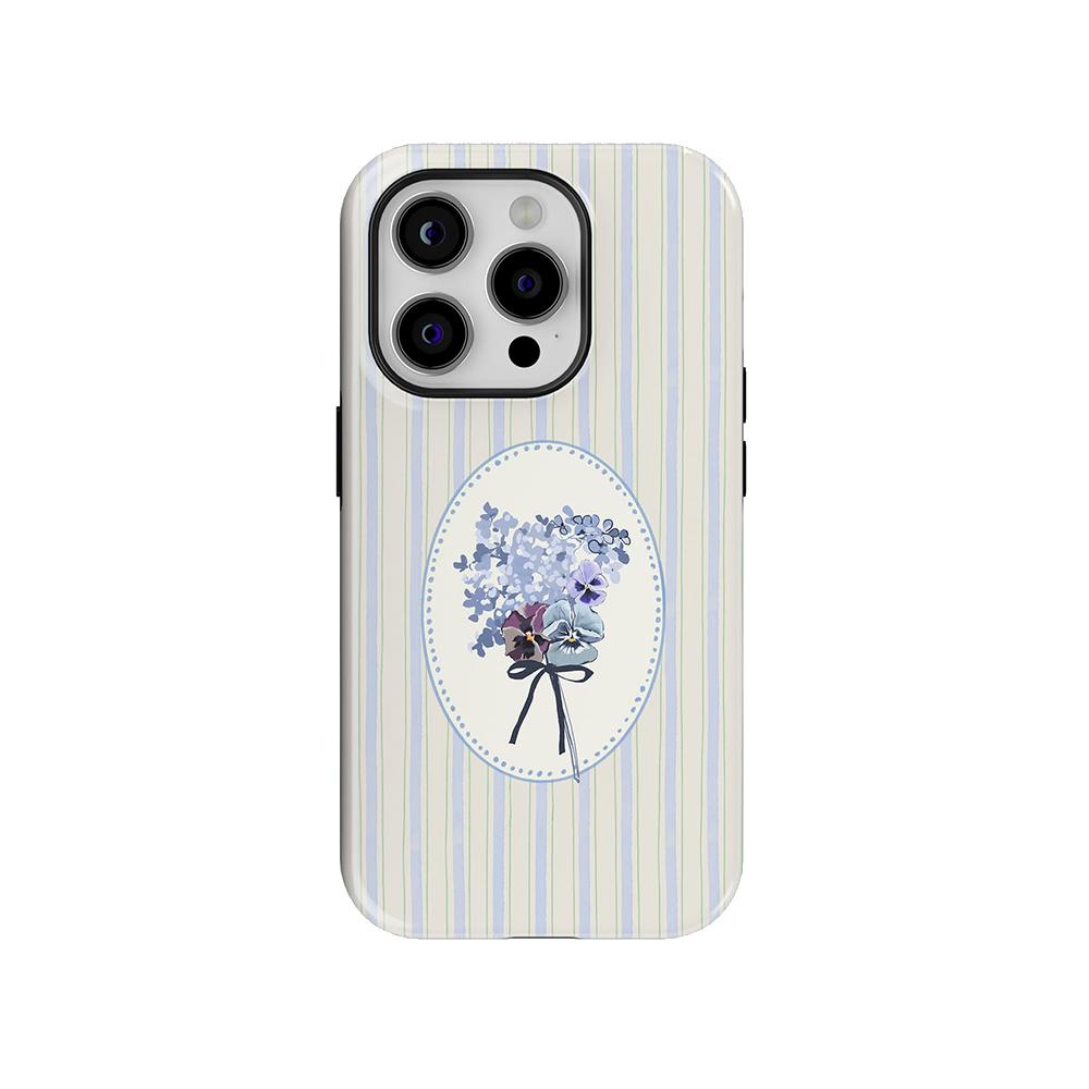 Luxury Clmj SWAG Violet Garland Phone Case for Samsung Galaxy A56 S23 S24 S25 S26 FE Plus Ultra Edge 4G 5G Double-layer Cover