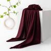 Spring & Summer Lightweight Sunscreen Shawl: Imitation Cotton-Linen, High-End Silk Gauze Scarf, Solid Color for Women