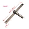 S-1/2Pcs 0.5M 17T 100MM Precision Gear Rack - Steel Sliding Platform Gear for Lifting Table Adjustment DIY Tool Accessory