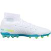 Li-Ning Comfortable Breathable Synthetic Leather Shock Absorbing Football Shoes Men Football Shoes White YSFU013-1