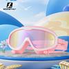 Kids Swim Goggles Waterproof Anti-Fog Large Frame Professional Diving Eyewear Boys Girls