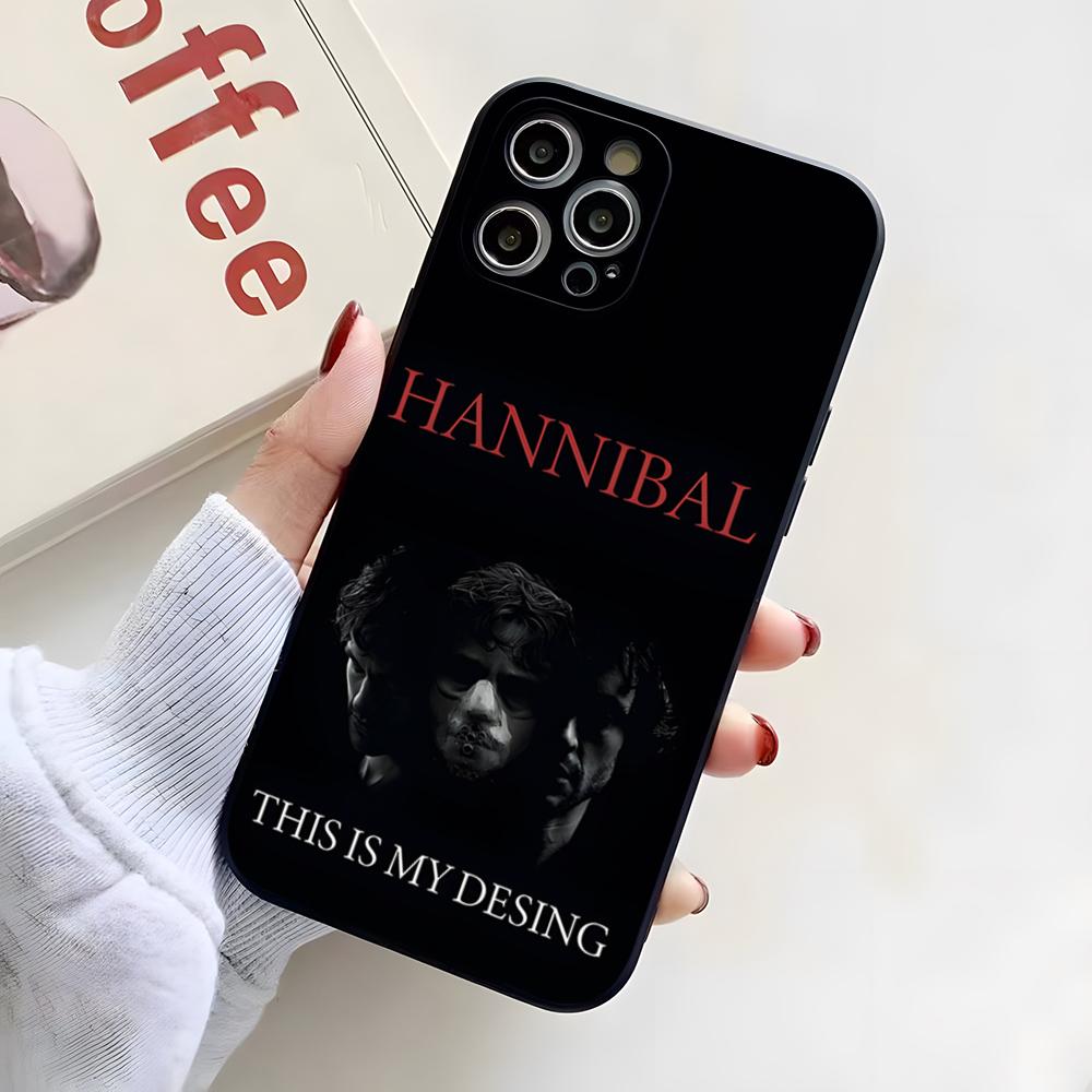 

H-Hannibal Classic Vintage Phone Case For IPhone 17 Pro Max 16 15 14 Pro Max 13 11 X Xs Xr 8 7Plus Silicone Cover iPhone 14 Plus