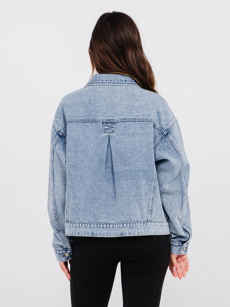 European-American Retro Loose Women's Denim Jacket for Spring and Autumn