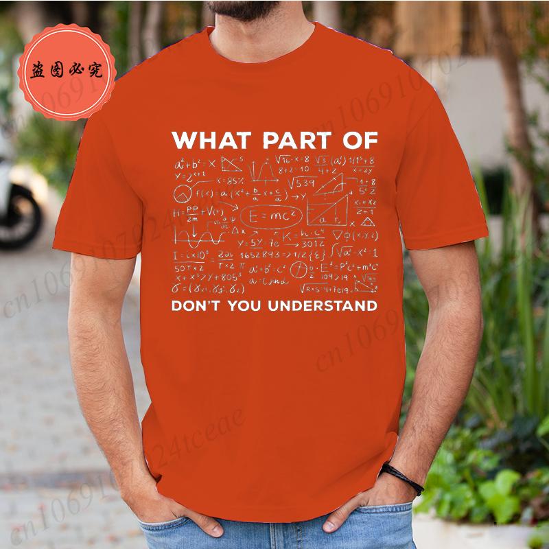 Summer T Shirt for Men T-shirt Unisex Streetwear Mathematics Math University Teacher Ironic Joke Graphic Fashion Men's Clothing
