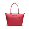 Le Pliage Canvas With Leather Tote Bag, Shopping Bag, Dumpling Bag, Shoulder Bag Large Womens Pomegranate