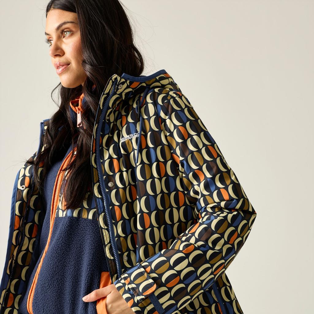 Regatta Womens/Ladies Orla Kiely Oval Insulated Waterproof Jacket