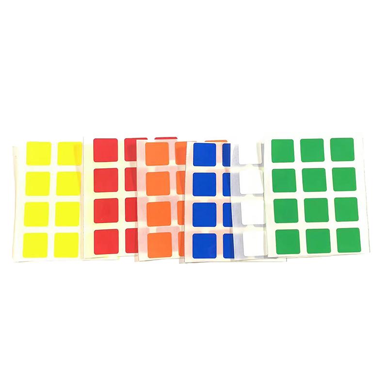 High Quality Replace Bright Color 3X3 Speed Cube Sticker Cubo Magico Toy For Children Adult Gift Kids 3X3X3 Stickers