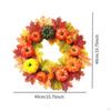 Halloween Artificial Wreath Hanging Decorations Desktop Maple Leaves Decorative