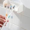 Self-adhesive Toothbrush Storage Rack Wall Mounted Electric Toothbrush Holder  Storage Rack