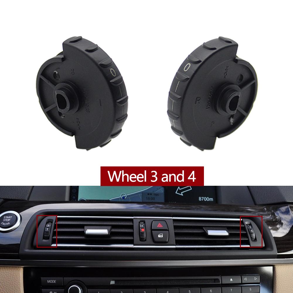 Car Front Rear Dashboard AC Conditioner Roll Air Vent Rolling Wheel Replace For BMW 5 Series F10 F11 520i 525i 528i 530i 535i