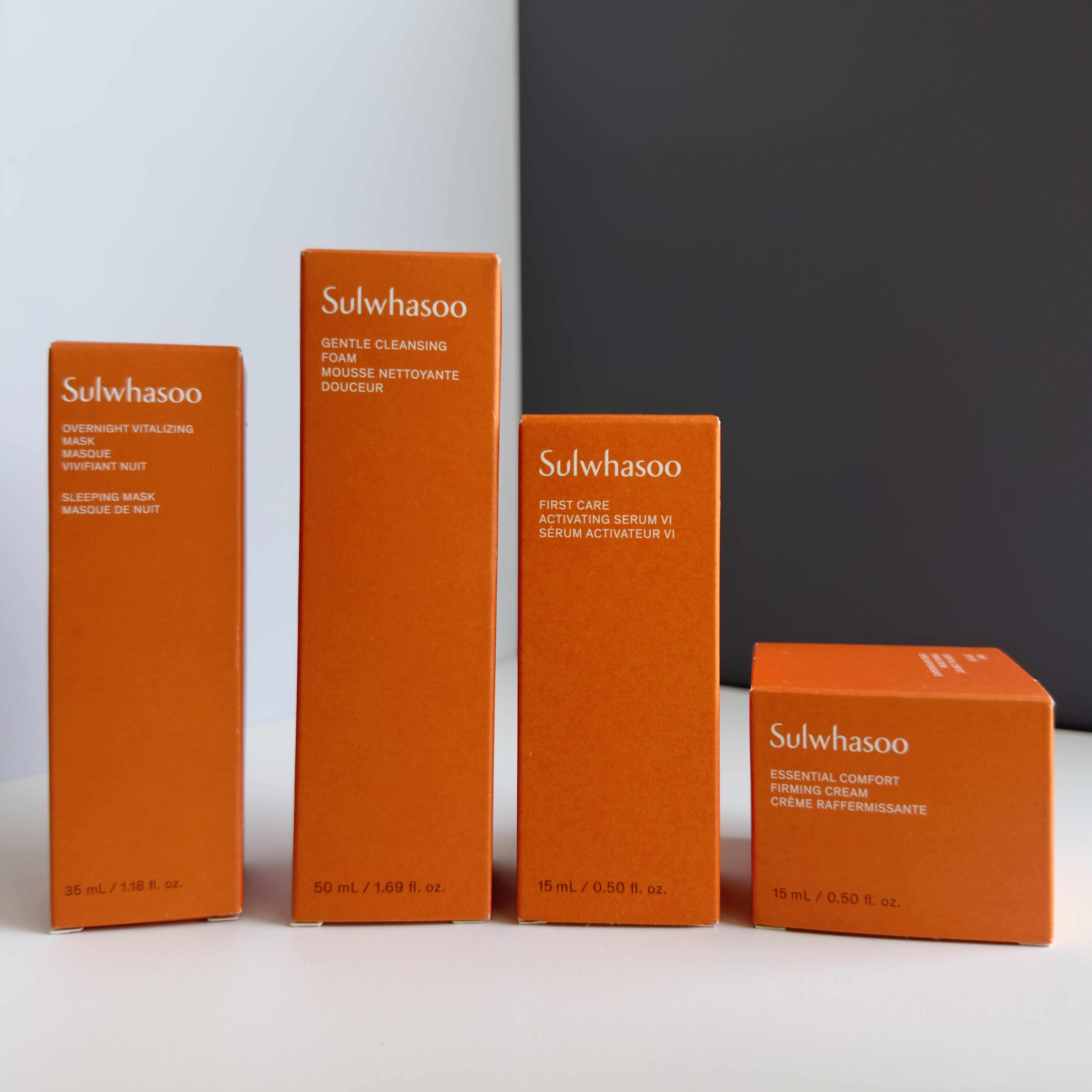 Комплект Сулвасу: Ночная маска для сна 35 мл+Очищающая пенка 50 мл+Сыворотка активации — фото 2
